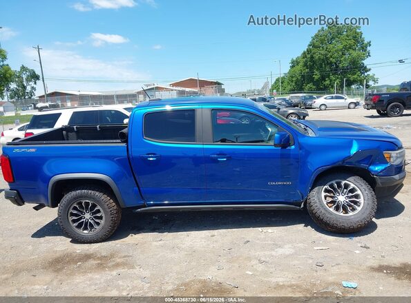 1GCGTEEN2J1239004 2018 CHEVROLET COLORADO Blue Սալոնի 360 աստիճան տեսք