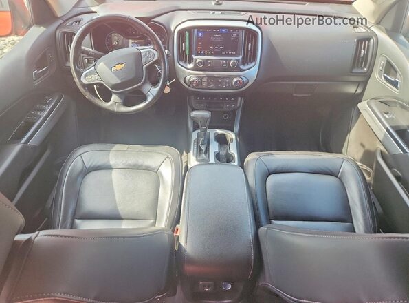1GCGTEEN3M1277992 2021 CHEVROLET COLORADO Оранжевый Вид панели приборов