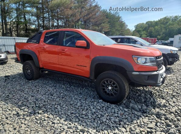 1GCGTEEN3M1277992 2021 CHEVROLET COLORADO Оранжевый Передняя правая четверть