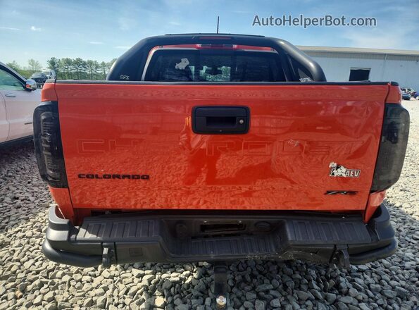 1GCGTEEN3M1277992 2021 CHEVROLET COLORADO Оранжевый Вид сзади