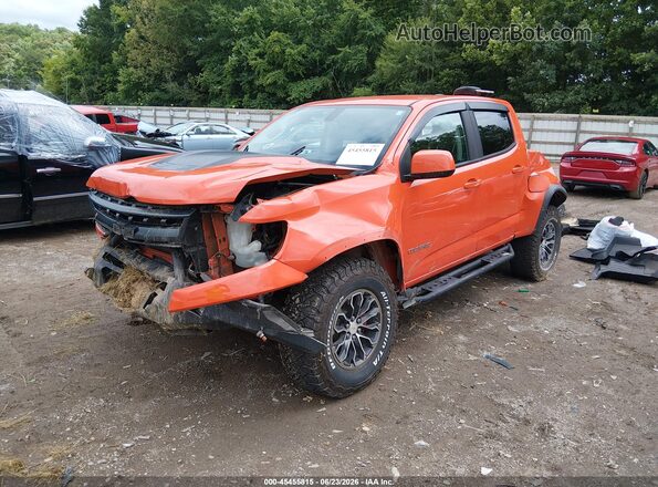 1GCGTEEN5K1118761 2019 CHEVROLET COLORADO Orange Առջևի ձախ երեք քառորդ տեսարան