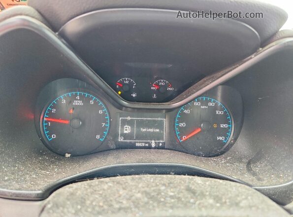 1GCHSBEAXH1201565 2017 CHEVROLET COLORADO White Вид щитка приладів