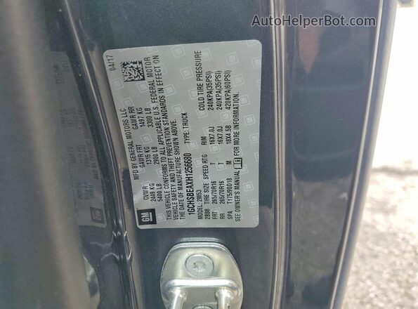 1GCHSBEAXH1256680 2017 CHEVROLET COLORADO Gray 