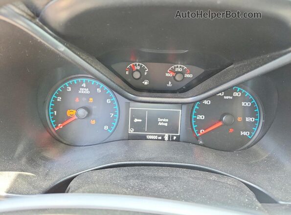 1GCHSBEAXH1275455 2017 CHEVROLET COLORADO White Widok zestawu wskaźników
