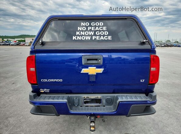 1GCHSCE30G1184006 2016 CHEVROLET COLORADO Blue Vista trasera