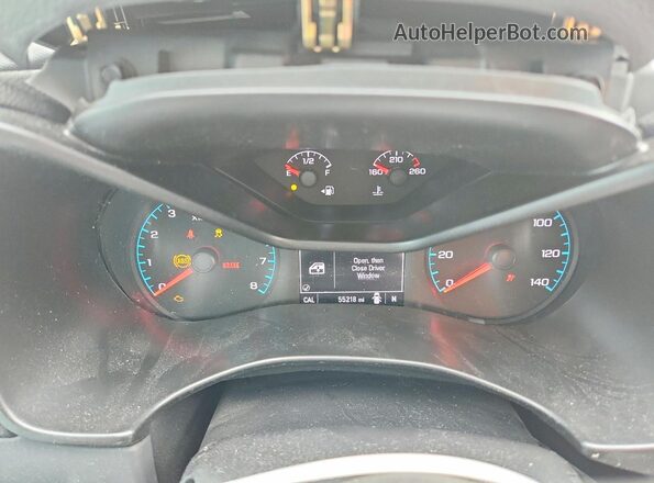 1GCHSCEA0N1268290 2022 CHEVROLET COLORADO Blue Вид щитка приладів