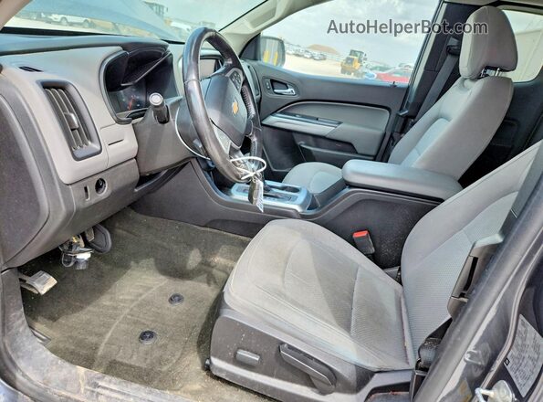 1GCHSCEA2G1120760 2016 CHEVROLET COLORADO Серый Вид салона спереди