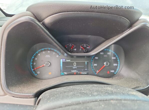 1GCHSCEA2G1120760 2016 CHEVROLET COLORADO Серый Вид щитка приборов