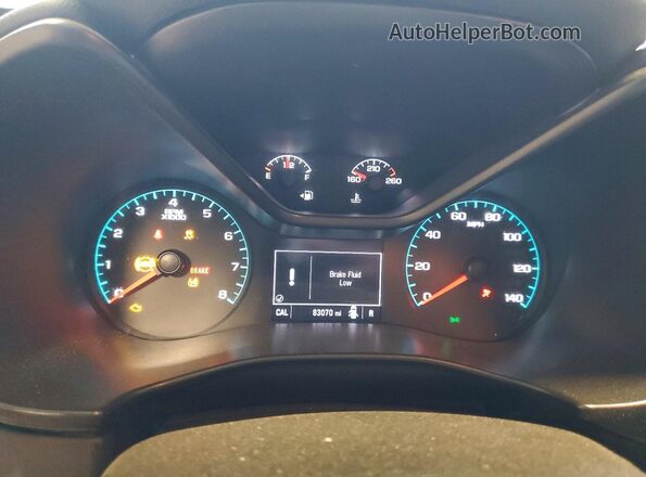 1GCHSCEA5N1140949 2022 CHEVROLET COLORADO White Widok zestawu wskaźników
