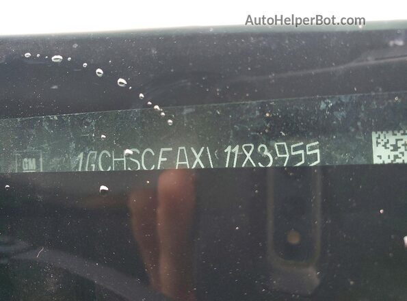 1GCHSCEAXL1183955 2020 CHEVROLET COLORADO White Вид наклейки з VIN-кодом