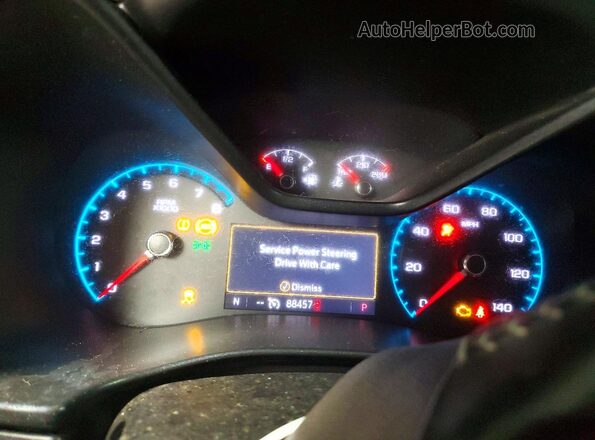 1GCHSCEAXL1183955 2020 CHEVROLET COLORADO White Вид щитка приладів