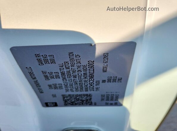 1GCHSCEN6N1116002 2022 CHEVROLET COLORADO Белый Вид подкапотного пространства