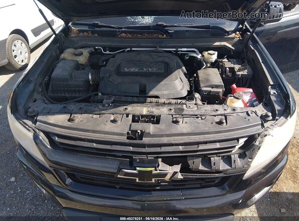 1GCHTCE30G1132159 2016 CHEVROLET COLORADO Black Вид ззаду