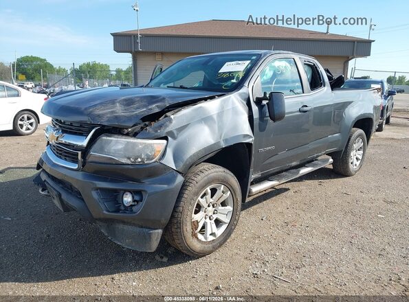 1GCHTCE34G1380107 2016 CHEVROLET COLORADO Gray Առջևի ձախ երեք քառորդ տեսարան