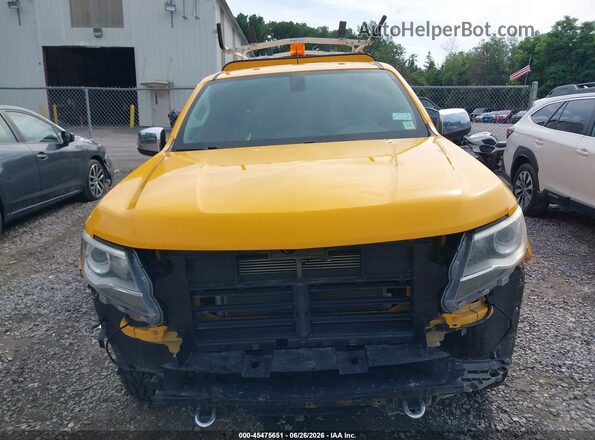 1GCHTCE38G1285419 2016 CHEVROLET COLORADO Желтый Вид спереди