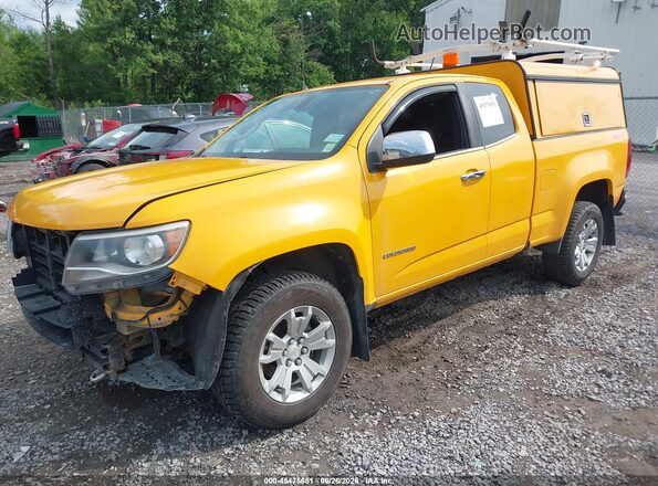 1GCHTCE38G1285419 2016 CHEVROLET COLORADO Желтый Передняя левая четверть