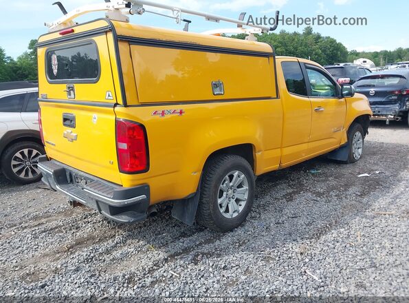 1GCHTCE38G1285419 2016 CHEVROLET COLORADO Желтый Задняя правая четверть