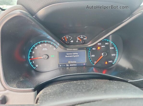 1GCHTCEN6K1125047 2019 CHEVROLET COLORADO Красный Вид щитка приборов