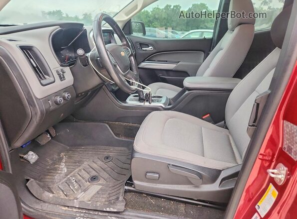 1GCHTCEN6K1125047 2019 CHEVROLET COLORADO Красный Вид салона спереди
