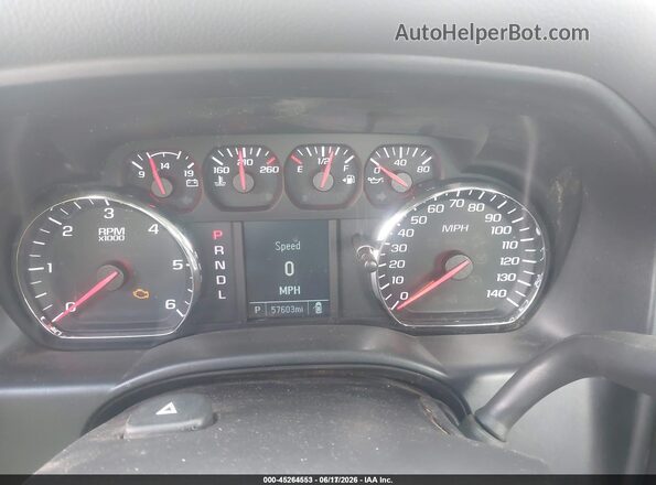1GCNCNEC0HZ123799 2017 CHEVROLET SILVERADO White უკანა სავარძლების ხედი