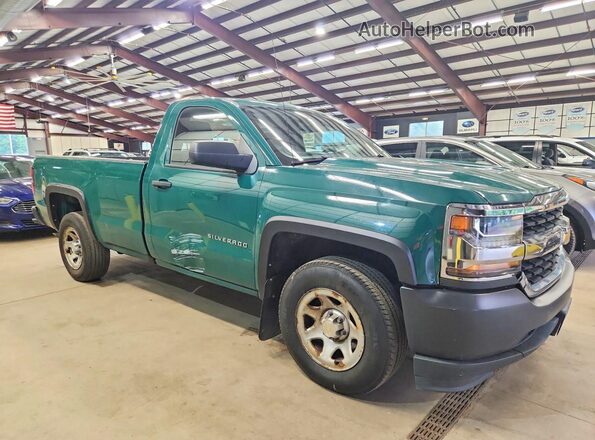 1GCNCNEC0HZ183629 2017 CHEVROLET SILVERADO Green Delantero derecho