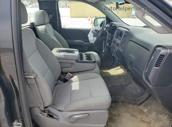 1GCNCNEH2GZ345044 2016 CHEVROLET SILVERADO Black Widok tylnych siedzeń