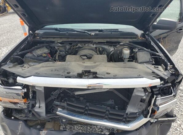 1GCNCNEH2GZ345044 2016 CHEVROLET SILVERADO Black Widok wnętrza z tyłu