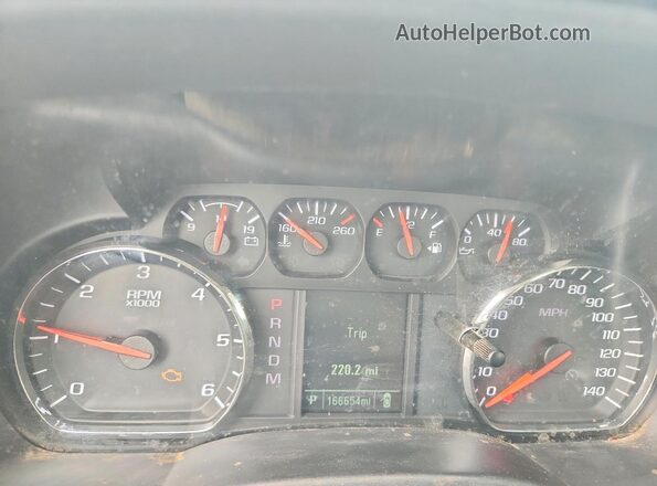 1GCNCNEH3GZ213801 2016 CHEVROLET SILVERADO Silver Вид щитка приладів