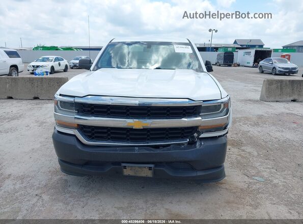 1GCNCNEH7JZ129620 2018 CHEVROLET SILVERADO White Instrument cluster view