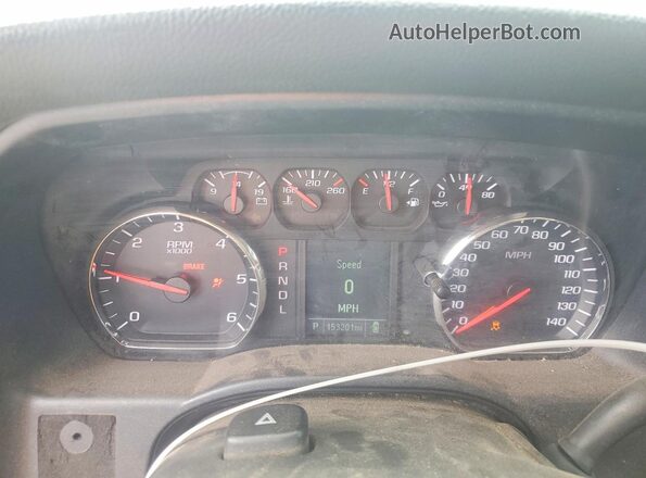 1GCNKNECXJZ102029 2018 CHEVROLET 1500 White Widok zestawu wskaźników
