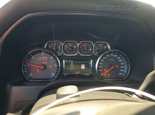 1GCNKREC4HZ238514 2017 CHEVROLET SILVERADO Black ხელსაწყოთა პანელის ხედი