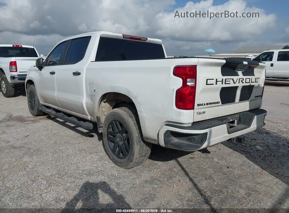 1GCPABEK0NZ513401 2022 CHEVROLET SILVERADO Белый Задняя левая четверть