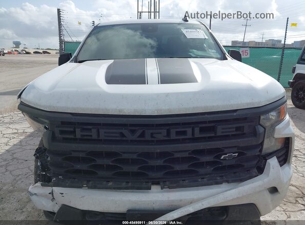 1GCPABEK0NZ513401 2022 CHEVROLET SILVERADO Белый Вид задней части салона