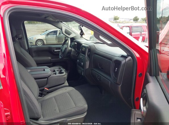 1GCPABEK1SZ174367 2025 CHEVROLET SILVERADO Red Vista interior delantera
