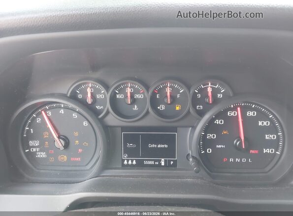 1GCPABEK1SZ174367 2025 CHEVROLET SILVERADO Red Vista de los asientos traseros