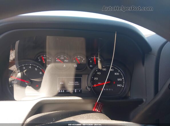 1GCPABEK8RZ215815 2024 CHEVROLET SILVERADO White უკანა სავარძლების ხედი