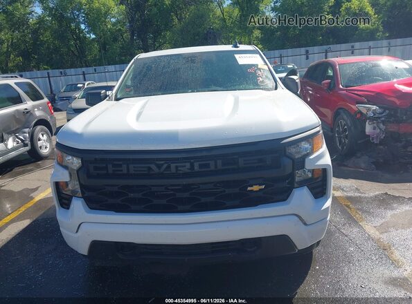 1GCPABEK8RZ215815 2024 CHEVROLET SILVERADO White ხელსაწყოთა პანელის ხედი