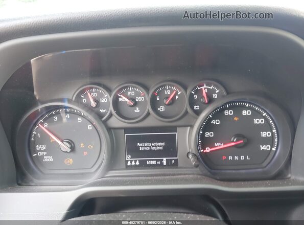1GCPABEK8SZ133170 2025 CHEVROLET SILVERADO Blue უკანა სავარძლების ხედი