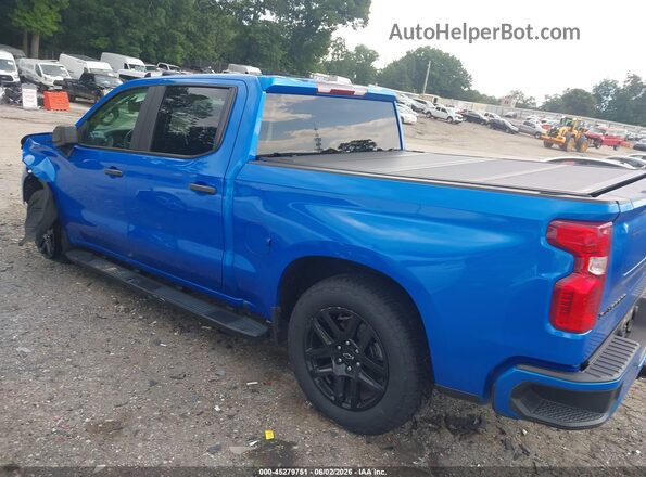 1GCPABEK8SZ133170 2025 CHEVROLET SILVERADO Blue უკანა მარცხენა