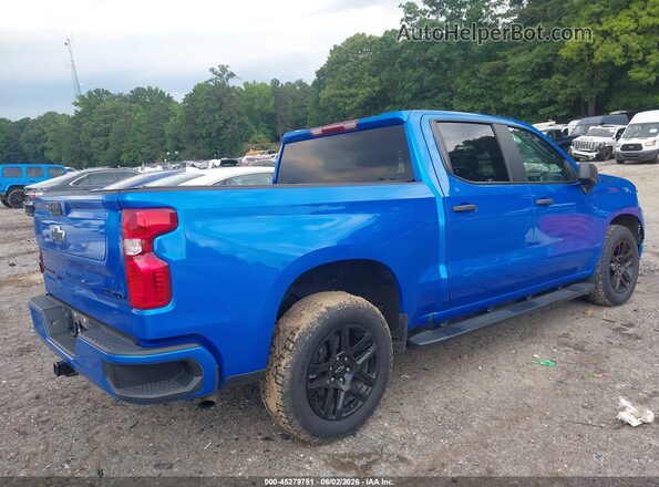 1GCPABEK8SZ133170 2025 CHEVROLET SILVERADO Blue უკანა მარჯვენა