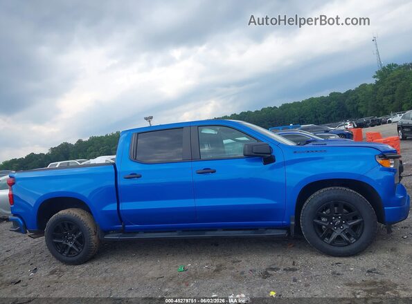 1GCPABEK8SZ133170 2025 CHEVROLET SILVERADO Blue უკანა სალონის ხედი
