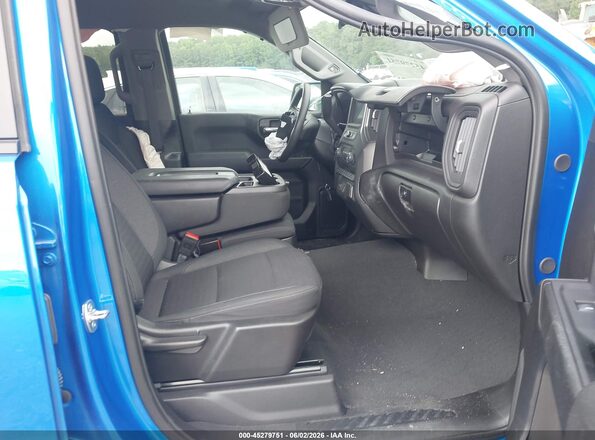 1GCPABEK8SZ133170 2025 CHEVROLET SILVERADO Blue წინა სალონის ხედი