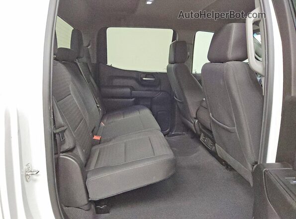 1GCPABEK9RZ117229 2024 CHEVROLET SILVERADO White უკანა სავარძლების ხედი