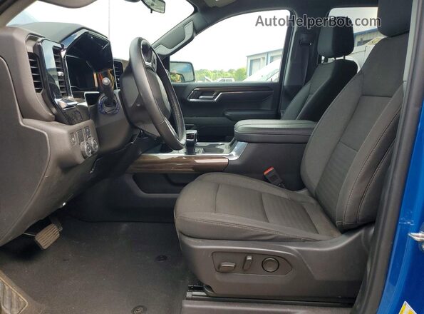 1GCPACED0RZ208865 2024 CHEVROLET SILVERADO Blue Вид салону спереду