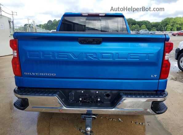 1GCPACED0RZ208865 2024 CHEVROLET SILVERADO Blue Вид ззаду
