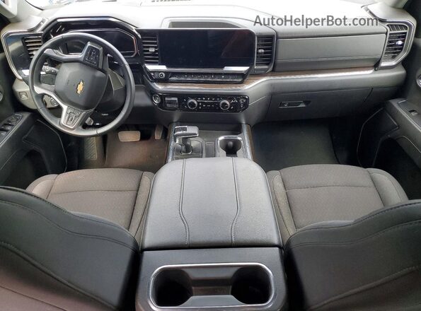 1GCPACED0RZ208865 2024 CHEVROLET SILVERADO Blue Вид панелі приладів