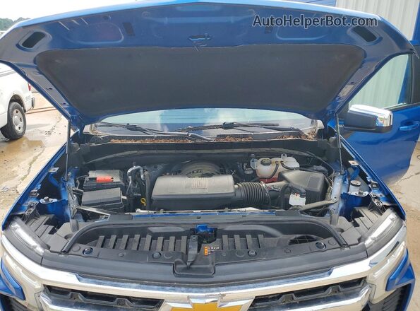 1GCPACED0RZ208865 2024 CHEVROLET SILVERADO Blue Вид задньої частини салону