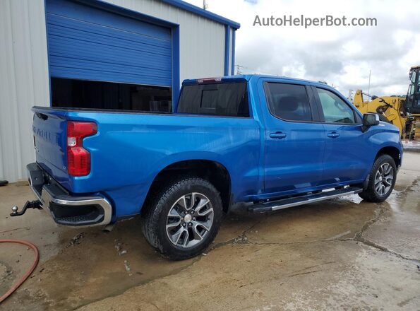 1GCPACED0RZ208865 2024 CHEVROLET SILVERADO Blue Вид наклейки з VIN-кодом