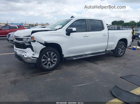 1GCPACED1RZ362159 2024 CHEVROLET SILVERADO Белый Передняя левая четверть