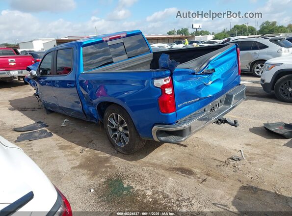 1GCPACED8RZ221802 2024 CHEVROLET SILVERADO Blue Trasero izquierdo